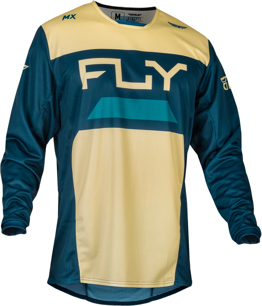 Fly Racing 2024 Kinetic Reload Jersey - Ivory Nany Cobalt