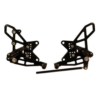 Vortex Rearsets : Kawasaki Zx-10R 11-15' - Black