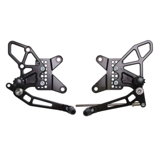 Vortex Rearsets Kawasaki Zx-6R 13-19 - Black