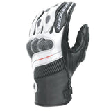 Dririder Speed 2 SC Men's Motorcycle Gloves - Black/White