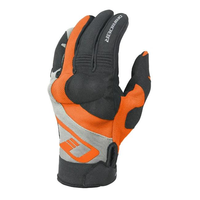 Dririder RX Adventure Men's Motorcycle Gloves - Black-Orange