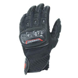 Dririder Strike Men's Motorcycle Gloves - Black/Black
