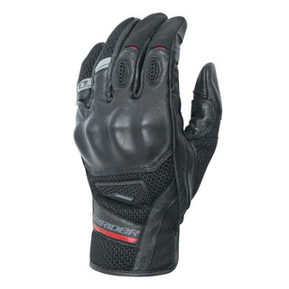 Dririder Summertime Men's Motorcycle Gloves - Black