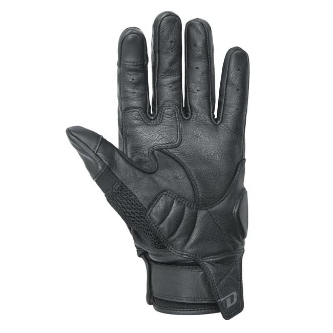 Dririder Summertime Men's Motorcycle Gloves - Black
