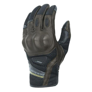 Dririder Summertime Men's Motorcycle Gloves - Coffee