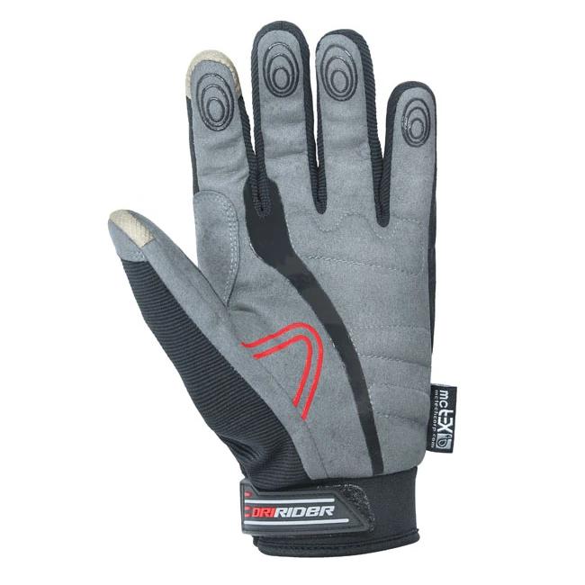 Dririder Fluid Men's Motorcycle Gloves - Black