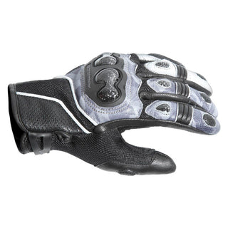 Dririder Air-Ride 2 Short Cuff Ladies Motorcycle Gloves - Camo-White