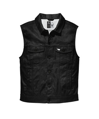 Saint Moto Denim Vest - Black