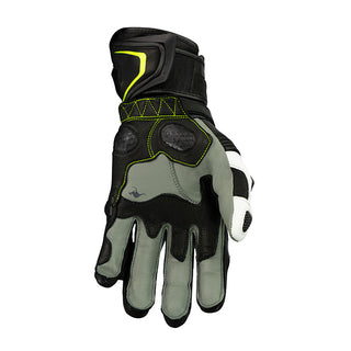 Argon Mission Motorcycle Gloves - Black/White/Yellow