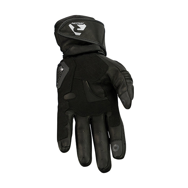 Argon Duty Motorcycle Gloves - Black/White