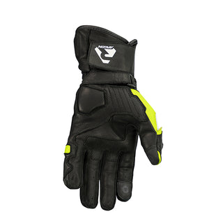 Argon Rush Motorcycle Gloves - Black/Lime