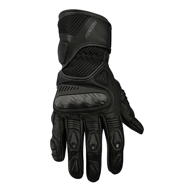 Argon Synchro Motorcycle Gloves - Black