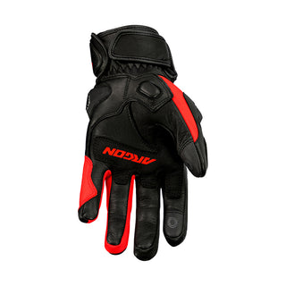 Argon Turmoil Motorcycle Gloves - Black/Red