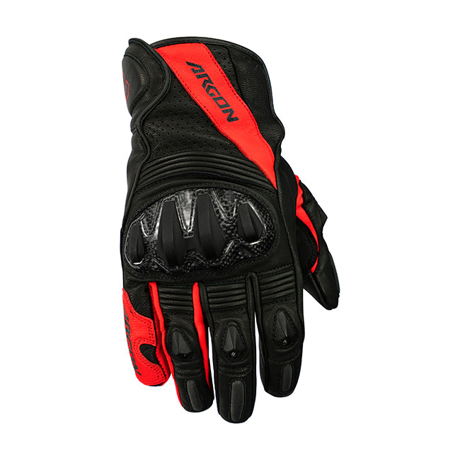 Argon Turmoil Motorcycle Gloves - Black/Red