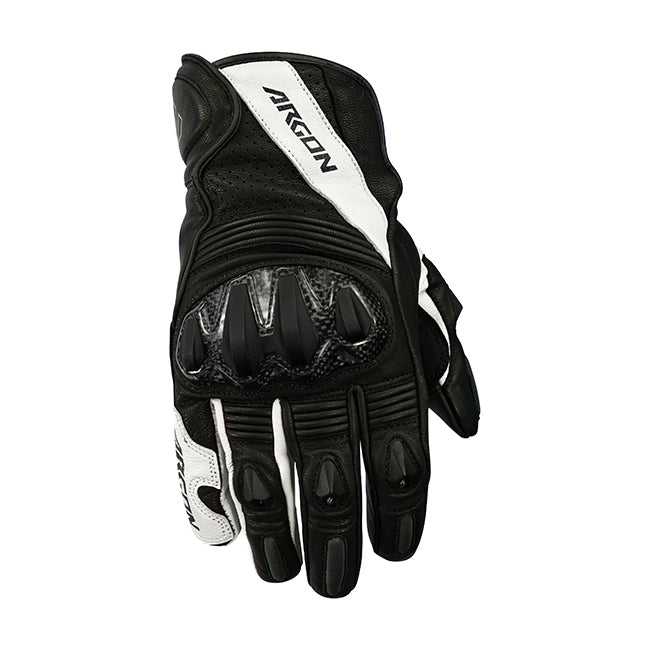 Argon Turmoil Motorcycle Gloves - Black/White