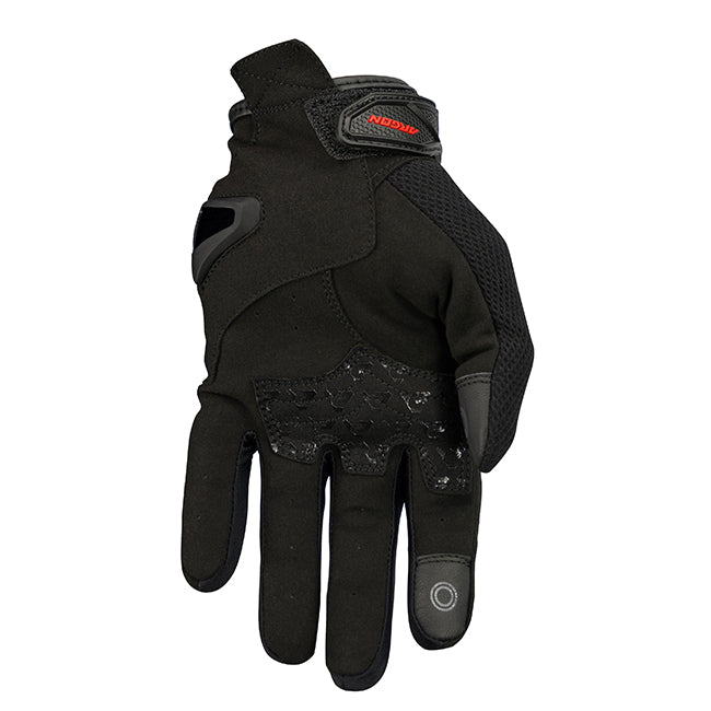 Argon Swift Motorcycle Gloves - Black/Red