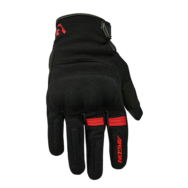 Argon Swift Ladies Motorcycle Gloves - Black/Red