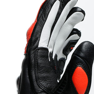 Dainese Druid 3 Motorcycle Gloves - Black/Fluo-Red