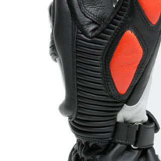 Dainese Druid 3 Motorcycle Gloves - Black/Fluo-Red