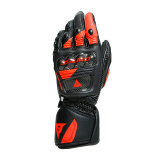 Dainese Druid 3 Motorcycle Gloves - Black/Fluo-Red