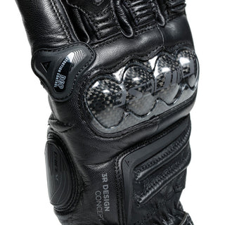 Dainese Carbon 3 Long Gloves - Black/Black