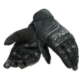 Dainese Carbon 3 Short Gloves - Black/Black