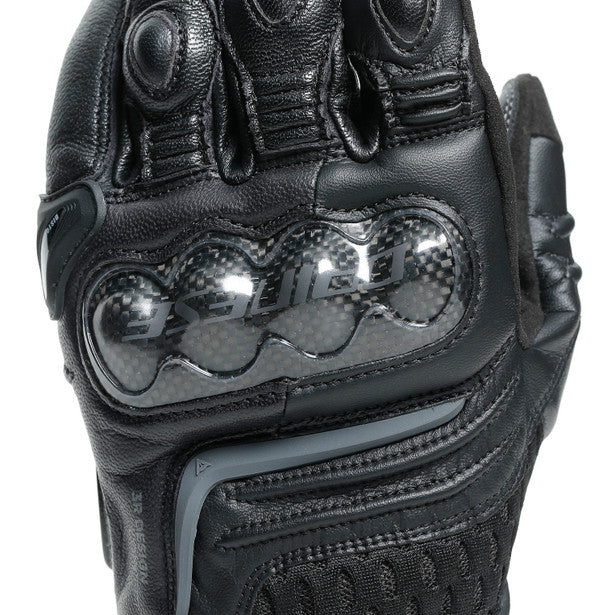 Dainese Carbon 3 Short Gloves - Black/Black