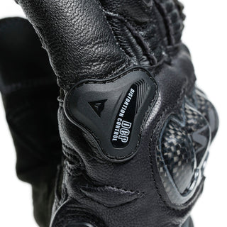 Dainese Carbon 3 Short Gloves - Black/Black