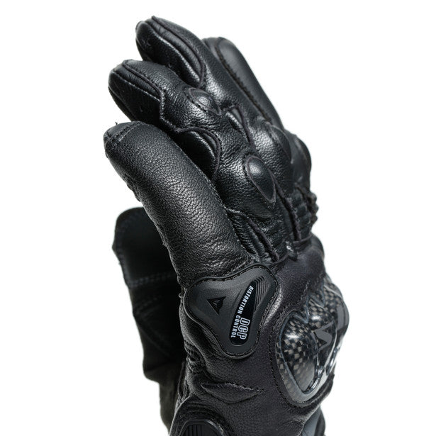 Dainese Carbon 3 Short Gloves - Black/Black