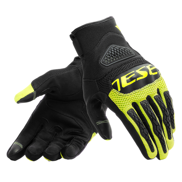Dainese Bora Gloves - Black/Fluo Yellow