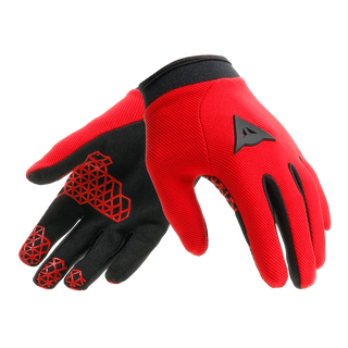 Dainese Scarabeo Tactic Youth Gloves - Light-Red/Black