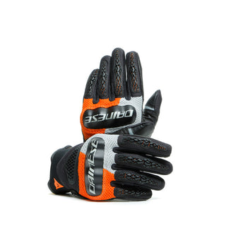 Dainese D-Explorer 2 Gloves - Glacier-Grey/Orange/Black