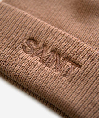 Saint No. 1 Skull Beanie - Camel