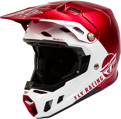Fly Racing Youth Formula CC Centrum Helmet - Metallic Red White
