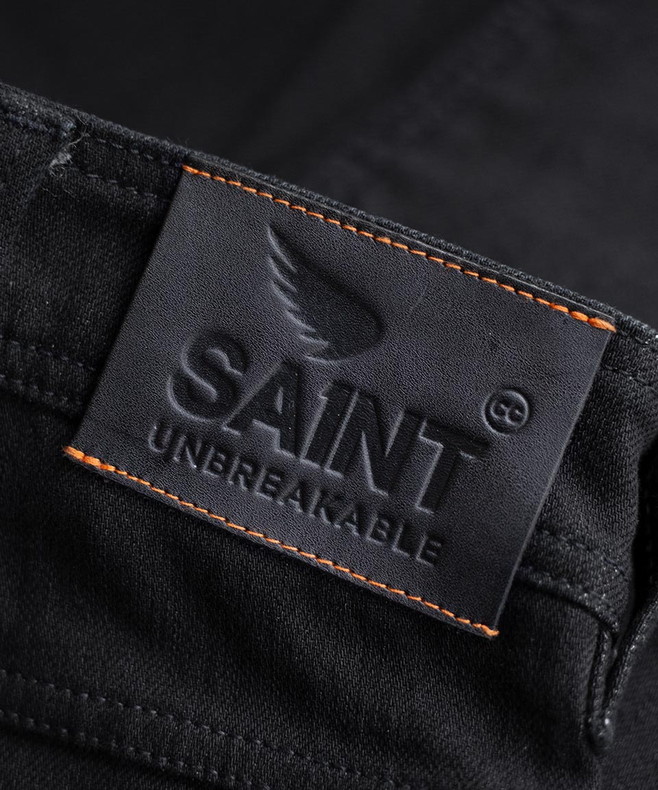 Saint Unbreakable Straight Fit jean (armour pockets) Black