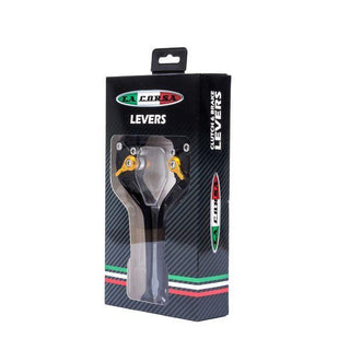 La Corsa Lever Set Span Adjuster Honda Black Gold