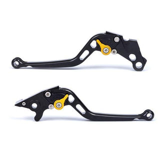 La Corsa Lever Set Span Adjuster Kawasaki Black Gold