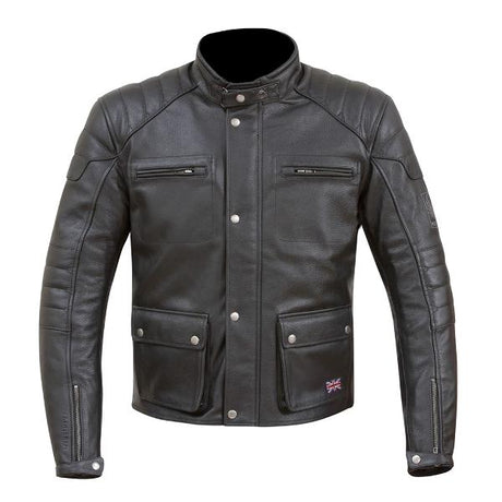 Merlin Beacon Leather Jacket – Black - MotoHeaven