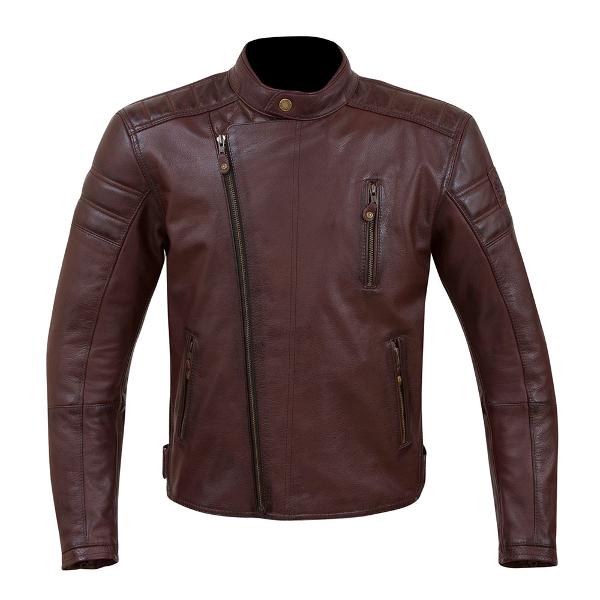 Merlin Lichfield Leather Jacket – Oxblood - MotoHeaven
