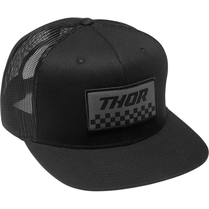 Thor Checker Hat - Black/Charcoal