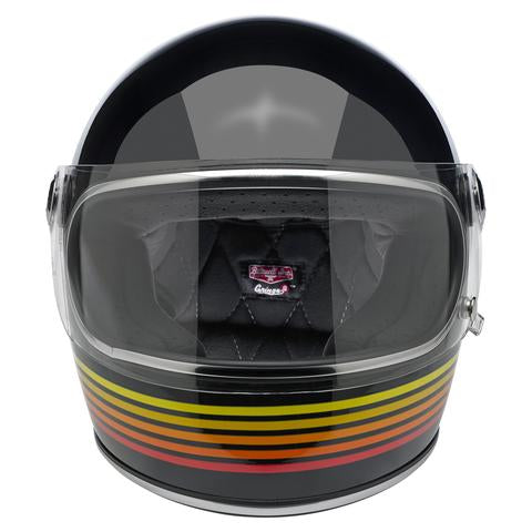 Biltwell Gringo S ECE Motorcycle Helmet - Gloss Black Spectrum