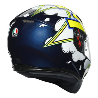 AGV K3 SV Bubble Blue/White/Fluro