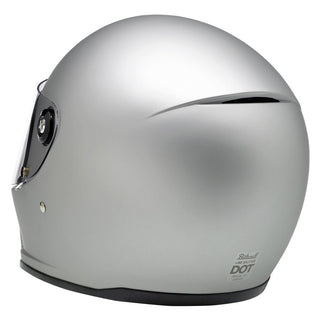 Biltwell Lane Splitter Helmet - Matte Silver