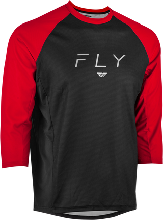 Fly Racing 2024 RIPA 3/4 Sleeve Jersey - Black Red