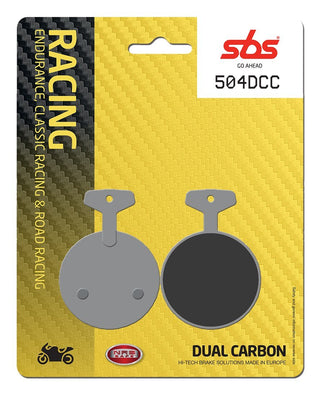 SBS FRICTION - Dual Carbon Classic Front Brake Pads (Track Use) - 504DCC-