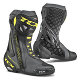 TCX RT Race Boots– Black/Yellow - MotoHeaven