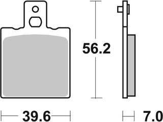 SBS Ceramic Brake Pads Front-Rear - 519HF-