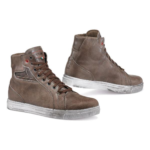 TCX Street Ace Waterproof  Shoes – Brown - MotoHeaven