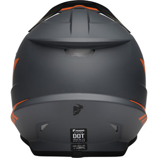 Thor Sector Chev Helmet - Charcoal/Orange