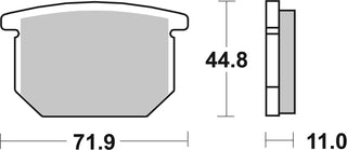 SBS FRICTION - Ceramic Front Brake Pads - 534HF-